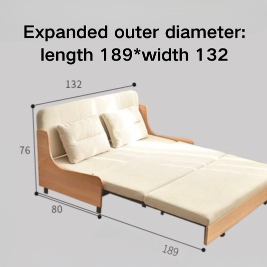 Pull Out Solid Beech Wood Day Sofa Bed